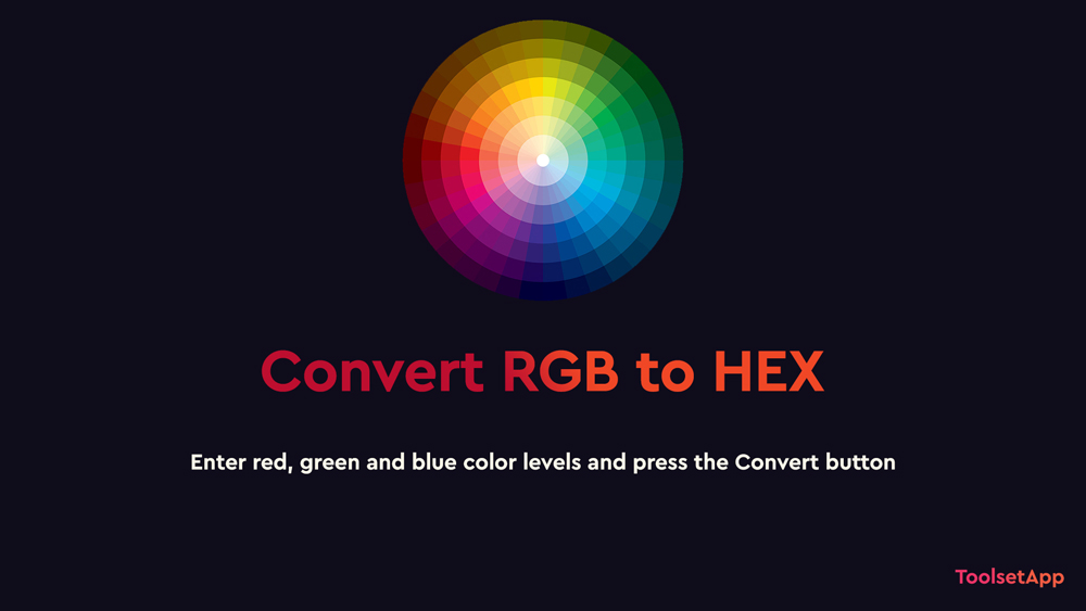 convert from rgb to hex